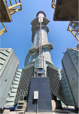 申锡工业电梯助力广州鞍钢项目高效运维